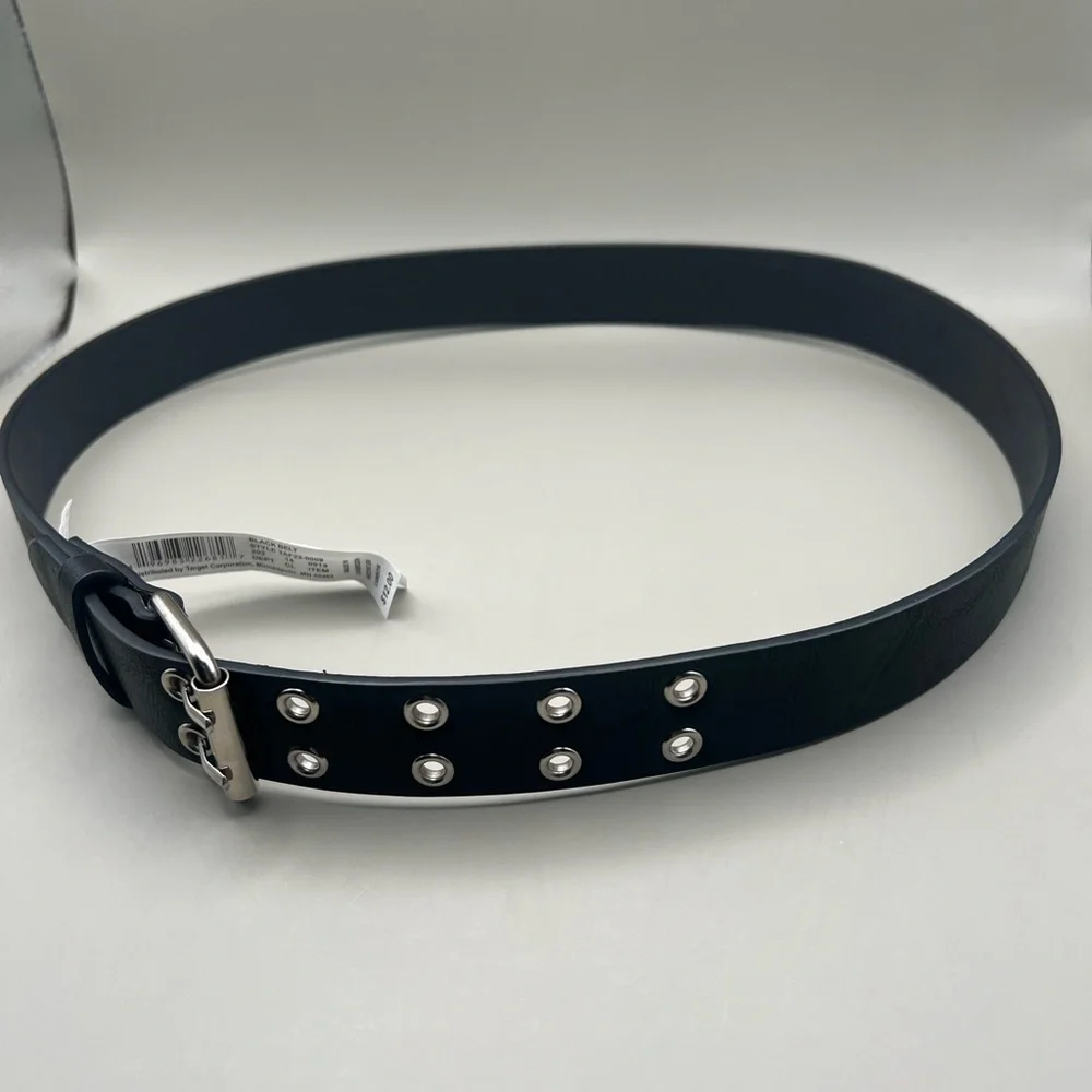 Black Belt with Silver Accents Girls XL